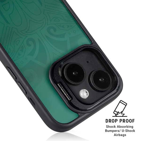 Senegal Soccer Flag iPhone 14 Plus Kickstand Case